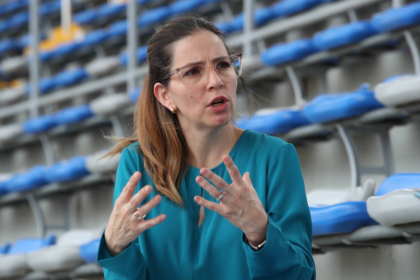 Diana Posada Solís Gerenta General del estadio Nacional / foto John Durán